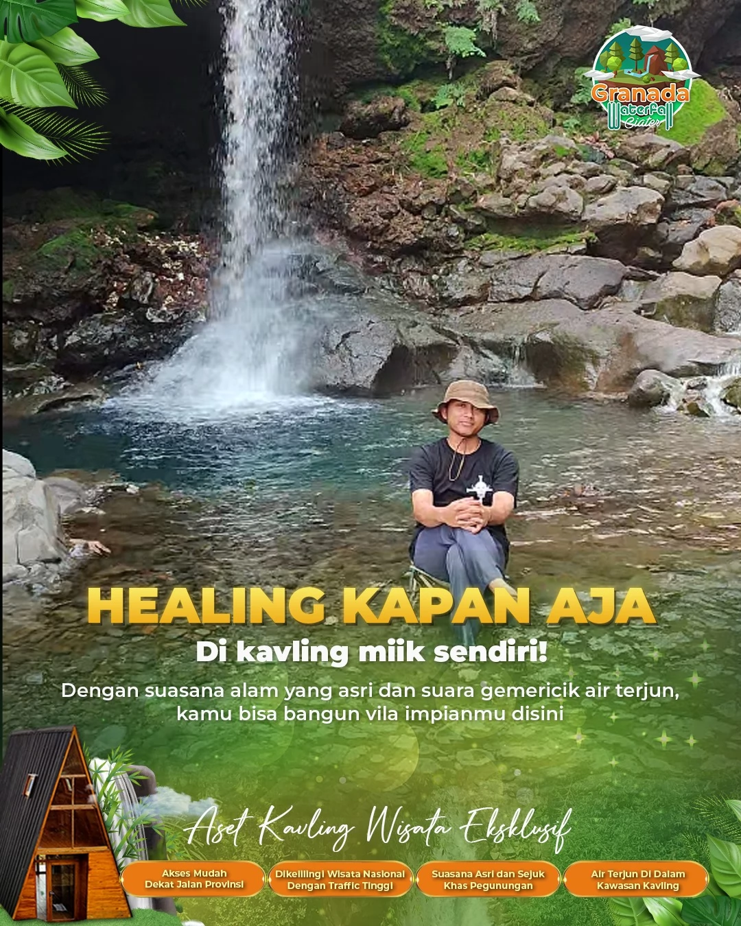 Granada Waterfall Ciater Kavling Vila Wisata Air Terjun Pertama di Indonesia