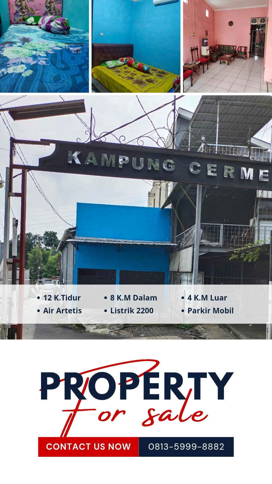 Rumah Dijual Murah di Lamper Tengah Semarang Jalan Cerme Raya